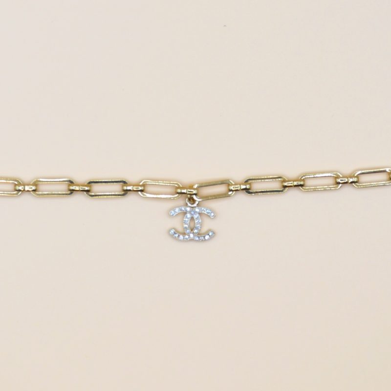 Bracelet upcyclé strass